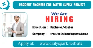 Resident Engineer for Water Supply Project